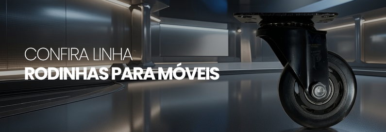 Confira linha rodinhas para móveis